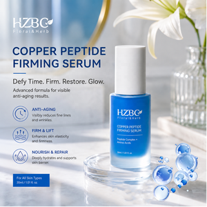 Sérum Raffermissant au Cuivre et Peptides OEM ODM - Sérum Visage Anti-Âge pour Rides et Peau Relâchée, Stimulant de Collagène, Alternative au Rétinol - Product Image 2