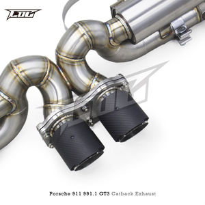 Vente directe d'usine, échappement Catback en acier inoxydable 304 avec collecteur pour Porsche 911 <span class=keywords><strong>991</strong></span>/<span class=keywords><strong>991</strong></span>.1 <span class=keywords><strong>GT3</strong></span> 4.0 2015-2018, tuyau d'échappement performant - Product Image 5