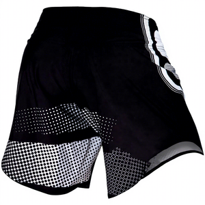 Pantalones Cortos Deportivos Negros para Hombre, para Entrenamiento de MMA, con Absorción de Humedad, Estampado por Sublimación - Product Image 4