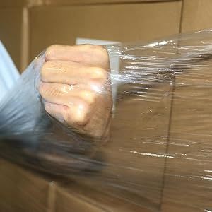 Película Estirable Transparente Industrial LLDPE BOMEI PACK de 50 cm x 500 m, Envoltura de Calidad con Fuerte Adhesión para Exportación - Product Image 6