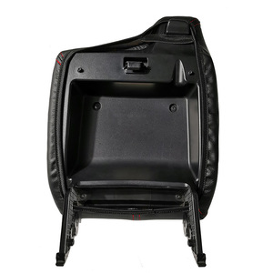 Cubierta para Reposabrazos de Honda Accord 2013-2017, 9.ª Generación, Cuero Negro, Modificación de la Consola Central - Product Image 2