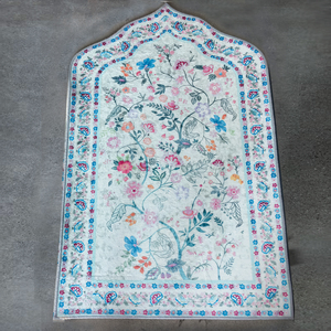 Tappeto da Preghiera Luccicante per Coppie, Design Moderno Kilm e <span class=keywords><strong>Persiano</strong></span> per Matrimoni Islamici, Eid o Pellegrinaggio - Idea Regalo Musulmana Elegante - Product Image 6