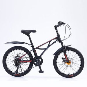 Vélo pour enfants de 20 pouces, bleu clair, cadre intégré, vélo de montagne à vitesses pour enfants de 8 à 13 ans - Product Image 5