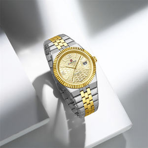 Reloj de cuarzo NAVIFORCE 9277 para hombre, con calendario, luminoso, correa de acero inoxidable, elegante reloj de pulsera para hombre, relojes masculinos. - Product Image 5