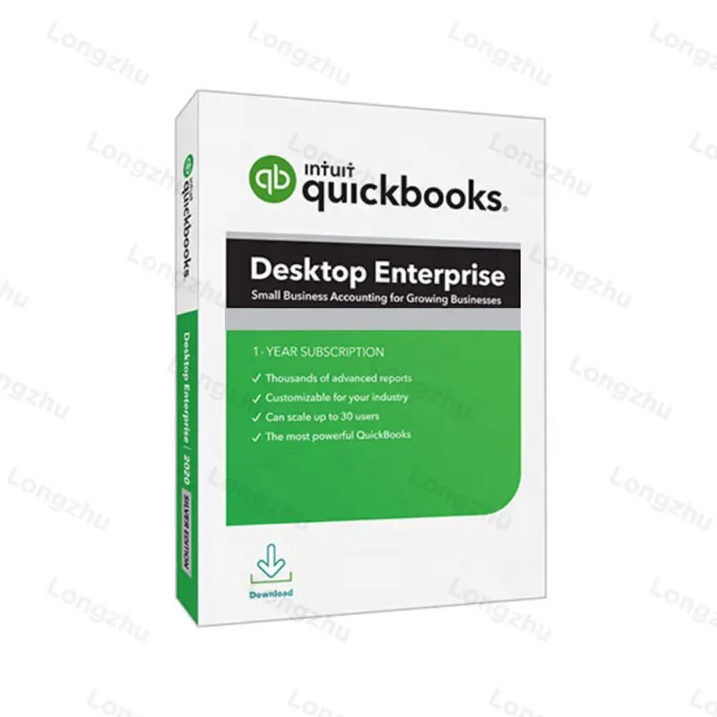 Intuit QuickBook Desktop Enterprise 2023 para Win Key Software de contabilidad financiera de por vida Entrega de correo electrónico en línea