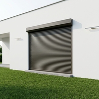 Design moderne en alliage d'aluminium métal insonorisé tempête d'ouragan volets roulants prix d'usine volets roulants hôtels résidentiels