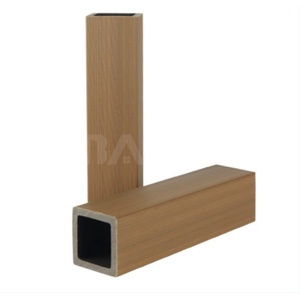 Co-đùn ngoài trời 50*50 mét WPC gỗ Ống Vuông Hollow nhựa batting ống với thiết kế hiện đại cho phòng tắm sử dụng - Product Image 1
