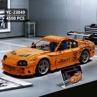 Blocs de construction de voiture de sport A80 YC-23049 1:8, jouets de construction, 4508 pièces, véhicule sportif dynamique, kits de briques MOC, cadeau pour adultes