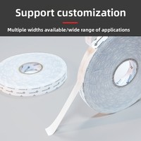 DC7531 Roman Doppelseitiges Acryl-Klebeband Weißer Schaumstoff 1mm Dick Hohe Haftung Stabile Leistung Einfaches Stanzen