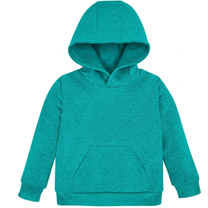 Sweat-shirt à capuche surdimensionné pour homme, 100% coton, doublé en polaire, uni, avec poche, logo personnalisé, vêtements décontractés d'hiver - Product Image 1