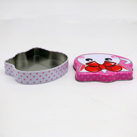 Adorable boîte en métal rose motif chat de dessin animé - Pot de rangement hermétique pour aliments, bonbons et organisation domestique