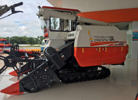 Haute Qualité Machine Agricole kubota DC70-G moissonneuse-batteuse à riz avec grand réservoir