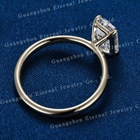 Bague de mariage personnalisée pour femme, certificat IGI, diamant de laboratoire taille émeraude 1ct 2ct VVS, argent S925, or 10K 14K 18K, PT950
