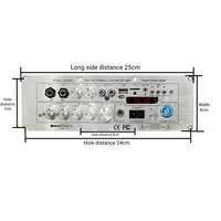 D2000 yüksek güç ev amplifikatör kurulu ile orijinal IC 100W + 100W + 200W TWS 2.1 kanallı süper Subwoofer yüksek ve düşük sesleri