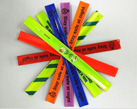 Bracelet d'enveloppe de claque réfléchissante en plastique de PVC prismatique pour le brassard magique pour le cadeau de promotion