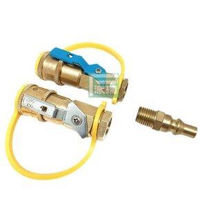 3/8 Inch Brass Gas <b>Connector</b> <b>Quick</b> Coupling For Natural Gas Connection - Product Image 2