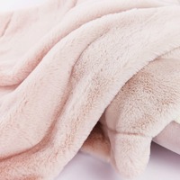 Offre Spéciale fabricant de gros lavable de luxe premium doux en peluche chat chien couverture jeter lit