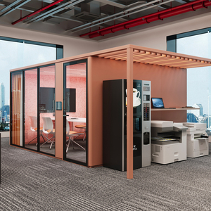 Flexspace 2026 nhà máy mới mới trực tiếp Chất lượng cao họp văn phòng <span class=keywords><strong>Cube</strong></span> văn phòng cubical Pod để bán - Product Image 4