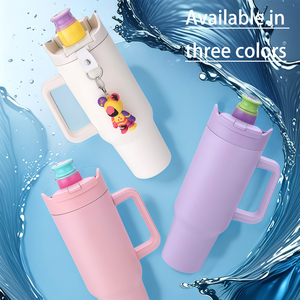 Ensemble de 3 mugs <span class=keywords><strong>Stan</strong></span> avec couvercles parfumés, couvercles aromatiques, grande capacité, avec poignée, pour une utilisation quotidienne et en extérieur - Product Image 1