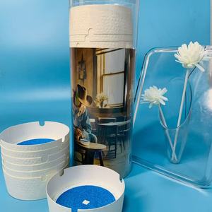 Custom Printed Eco-Friendly Home Office Individual Package Disposable Single Wall <b>Paper</b> Ashtray - Product Image 3