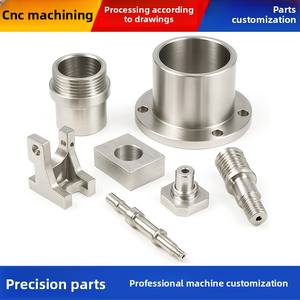 Accessoires de quincaillerie mécanique de précision usinés CNC en aluminium, cuivre et acier inoxydable non standard, tournage de précision, Chine - Product Image 4