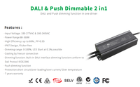 Dc dc isolé 12v 24v 36v 48v 200w triac dimmable led pilotes pour lampadaire led