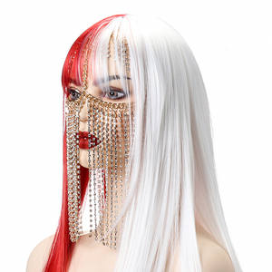 HLY Masquerade Festival maschera per viso decorazione per feste popolari strass lavabili Sexy forniture per feste di Halloween - Product Image 5