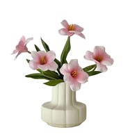 Lukisan Minyak Bunga Tulip Buatan, Rangkaian Bunga Mewah, Vas Dekoratif Ruang Tamu, Hiasan Tengah Meja, Dekorasi Pernikahan