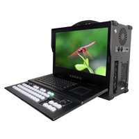 Equipo de Transmisión de Señal de TV Inalámbrica de Fabricación Profesional con Pantalla Full HD y Teclado Conmutador Integrado