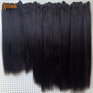 Оптовые поставщики необработанных индийских волос, натуральные волосы с сохраненной кутикулой для наращивания, двойной слой, недорогие человеческие волосы для наращивания - Product Image 3