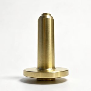 แกนนำทางหน้าแปลน CNC ทำจากทองเหลืองหรือโลหะผสมทองแดง ใช้ในอุปกรณ์จับยึดเครื่องมือและอุปกรณ์อัตโนมัติ ผลิตตามสั่งจากโรงงาน - Product Image 3
