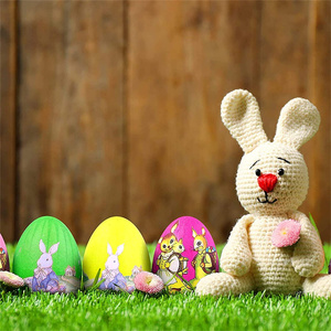 ไข่อีสเตอร์สำหรับตกแต่ง,ไข่แขวนตกแต่งบ้านสไตล์วินเทจมีสีสันอุปกรณ์ของชำร่วยงานเลี้ยงวันหยุด - Product Image 3