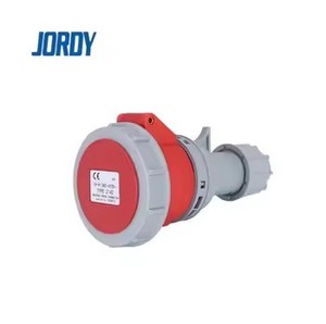 Connecteur industriel JORDY JD2252N 5P <span class=keywords><strong>32A</strong></span> 400V rouge <span class=keywords><strong>triphasé</strong></span> IEC60309, <span class=keywords><strong>prise</strong></span> <span class=keywords><strong>de</strong></span> câble étanche IP67 - Product Image 2