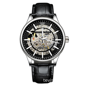 Design Clock Men Stainless Steel Wrist <b>Watches</b> Top Brand <b>Custom</b> <b>Logo</b> Luxury Mechanical <b>Automatic</b> <b>Watch</b> - Product Image 3