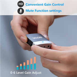 BOYA BY-M1V meilleur <span class=keywords><strong>microphone</strong></span> sans fil de revers de flux en direct facebook ANC annulation active du bruit pour les créateurs de contenu Vlog Podcast - Product Image 3