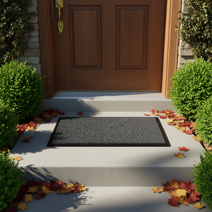 Tapete atrapapolvo Shannon de 60x90cm, color antracita, para la entrada. - Product Image 3