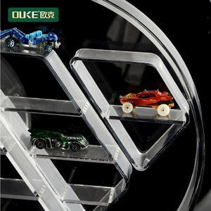 Nóng nhất bán rõ ràng Acrylic xe khuôn mẫu hiển thị đứng uốn rõ ràng Acrylic mô hình xe hiển thị đứng với cơ sở - Product Image 4