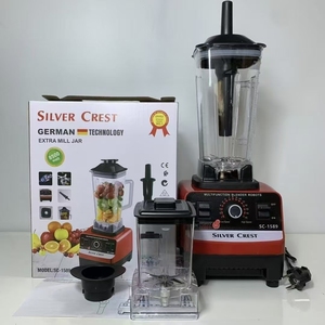 มอเตอร์ 9525 8500 วัตต์ เครื่องปั่นเชิงพาณิชย์ 2 ลิตร เครื่องปั่นอเนกประสงค์แบบตั้งโต๊ะ ปรับความเร็วได้ บดน้ำแข็งง่าย ทำความสะอาดง่าย เหมาะสำหรับร้านน้ำผลไม้ - Product Image 1