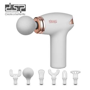 Pistola de Masaje DSP, Masajeador Muscular Portátil, 12 Niveles de Velocidad, Batería de Litio Recargable por USB, 5 Cabezales de Masaje - Product Image 4