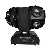 Projecteur laser à double hémisphère LED 12x10W RGBW 4-en-1 à tête mobile, contrôle sonore/DMX512 11/14 canaux, vente chaude