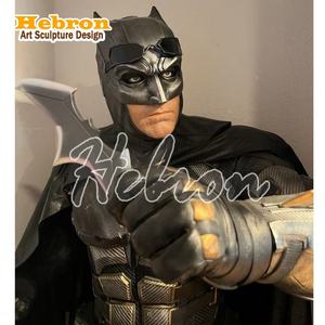 Statue de buste de Batman sur mesure, personnage <span class=keywords><strong>Marvel</strong></span>, figurine de film d'action grandeur nature pour décoration. - Product Image 2