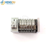 Máquina Numeradora Romana de 6 Dígitos 4x8, Numeración Inversa, No se Hunde, Tamaño 37x18x26mm