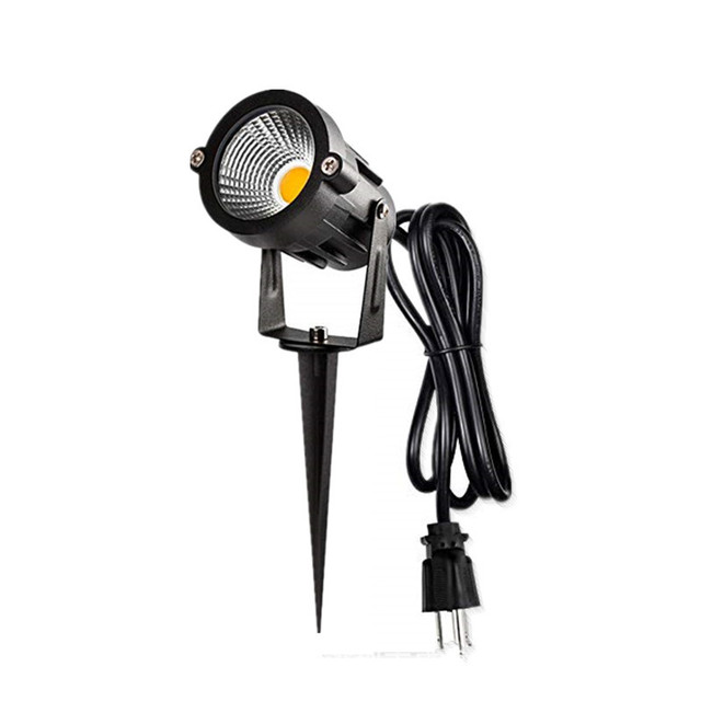 12v Waterproof Ip65 Aluminum 3w 5w 7w 10w 12w Outdoor Pathway Spotlight Lawn Lamp Landscape Spot Light Led Spike Garden Light