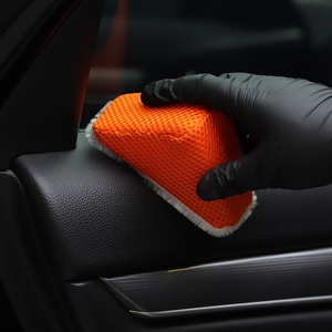 Spugna triangolare SPTA per la pulizia degli interni dell'auto, confezione da 1, spugna a cuneo per la pulizia di pelle, gomma e plastica - Product Image 6