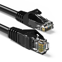 Cable de puente Ethernet sin blindaje para exteriores e interiores, cable de conexión para portátiles, PC, enrutadores, impresoras, Cables de comunicación POE