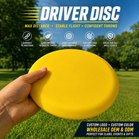 Disque de golf professionnel personnalisé avec logo et couleur, en PE, conforme aux normes de tournoi, motif imprimé sur mesure, vente en gros