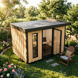 Módulo <span class=keywords><strong>de</strong></span> Oficina Prefabricado Modular, Cabaña <span class=keywords><strong>de</strong></span> Jardín Exterior, Diseño <span class=keywords><strong>de</strong></span> Espacio <span class=keywords><strong>de</strong></span> <span class=keywords><strong>Trabajo</strong></span> Compacto, Eficiente Energéticamente y Fácil <span class=keywords><strong>de</strong></span> Montar - Product Image 2