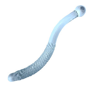 Transparenter großer Glas dildo Riesige Kristall Anal Perlen Sexspielzeug für Frauen Big <span class=keywords><strong>Glass</strong></span> Penis Penis Plug für sexuelles Vergnügen - Product Image 1