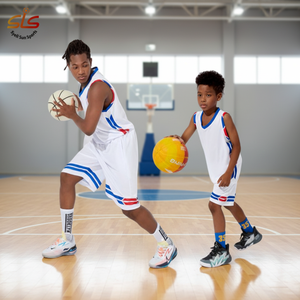 Günstige Maßgefertigte Basketball-Trikots Schnelltrocknend für Basketball-Ausrüstung Authentische Individuelle Basketball-Tops - Product Image 2