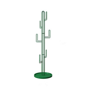 Perchero con Forma de <span class=keywords><strong>Cactus</strong></span> y Base Redonda, Estilo Italiano Minimalista, Organizador de Metal para Recibidor, Entrada, Hogar, Dormitorio, Oficina, Apartamento - Product Image 5